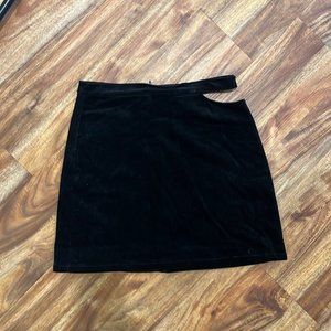 Urban Outfitters Corduroy Black Skirt, Size Large